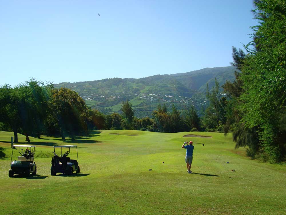 Golf de Bourbon — Parcours face à l'océan